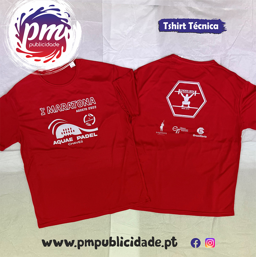 T-shirt 1º Maratona Aqua Padel 2022